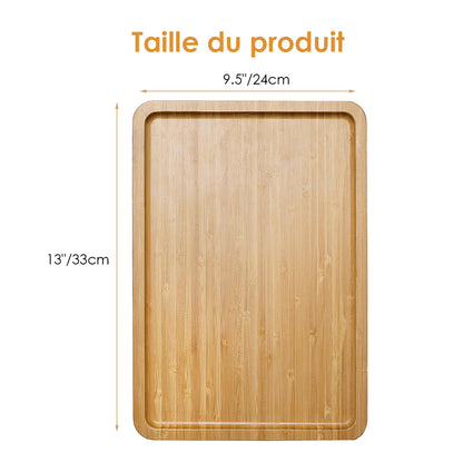 Table d'appoint en bois pour accoudoir de canapé
